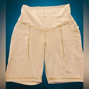 Aerie Tan Bike Shorts